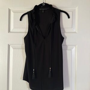 White House Black Market black tie blouse